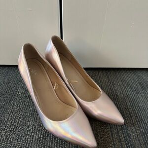 Iridescent Pink Pumps